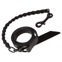 Weaver Leather Brahma Webb Covered Chain Cattle Lead - Black