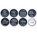 Masontops Wide Mouth Chalk Top Blackboard Disc Lid - 8 Pcs