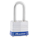 Master Lock Wide Laminated Steel Pin Tumbler Padlock - 1-1/2"