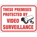 Hy-Ko Video Surveillance Sign - 8-1/2" X 12"