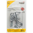 National Hardware 2-1/2" Zinc Hook & Eye Screw - 2 pk