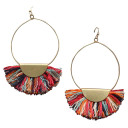 Blazin Roxx Fringe Gold Earrings