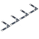 National Hardware 2" X 3/8" Flat Corner Iron Braces - 4 Pk