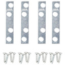 National Hardware Zinc Plated Mending Plate - 3" X 5/8"