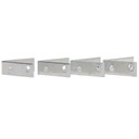 National Hardware 2" X 5/8" Zinc Corner Iron Braces - 4 Pk