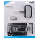 National Hardware Swinging Door Latch - Black