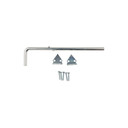 National Hardware Zinc Plated Cane Bolt - 1/2" X 12"