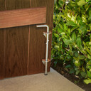 National Hardware Zinc Plated Cane Bolt - 1/2" X 12"