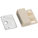 National Hardware Nylon Case Magnecatch - White