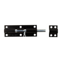 National Hardware Black Heavy Barrel Bolt - 6"