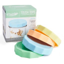 Masontops Assorted Wide Mouth Airtight Lid Pastel Tough Top - 3-3/8"