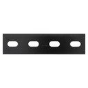 National Hardware Steel Mending Plate - Black