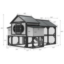 Ware Carriage House Chicken Coop - 59" X 76" X 46"