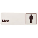 Hy-Ko Heavy-Duty Plastic Men Deco Sign - 3" X 9"