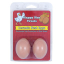 Happy Hens Ceramic Nest Eggs Brown - 2 pk