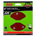 Gator 5" 5-Hole Hook & Loop Aluminum Oxide Sanding Disc - 5 pk