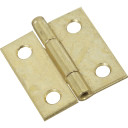National Hardware Brass Removable Pin Hinge - 1-1/2"