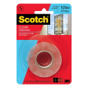Scotch Clear Mount Tape - 1" X 60"