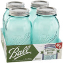 Ball Blue Collection Elite Quart Regular Mouth Mason Jars - 4 Pk