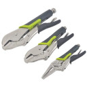 Master Mechanic Locking Pliers Set - 3 Pcs
