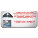 Erickson Heavy Grade Silver Poly Tarp - Silver