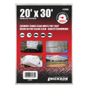 Erickson Economy Grade Clear White Poly Tarp - 2 oz