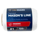 Tru-guard Twisted Nylon White Mason Line Twine - #1 X 100'
