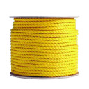 Mibro Yellow Twisted Polypropylene Rope - 3/8" X 400'
