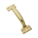 National Hardware Brass Utility Pull - 6-1/2"