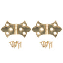 National Hardware Solid Brass Decorative Hinges - 1-5/16" X 2-1/4"