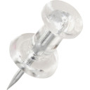 Hillman Fastener Clear Push Pin - 16 pk