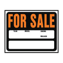 Hy-Ko Auto/Boat For Sale Year, Model, Engine, Mileage Jumbo Plastic Sign - 15" X 19"