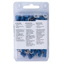 Gardner Bender Vinyl-insulated Ring Terminal - Blue - 100 pk