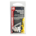 Gardner Bender Spst Momentary Contact Push-button Switch - Chrome