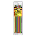 Pro Tie Assorted 8" Standard Duty Cable Ties - 100 pk