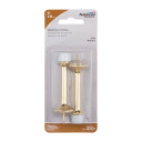 National Hardware Brass Rigid Door Stop - 3"