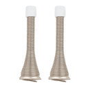 National Hardware Satin Nickel Spring Door Stop - 3"
