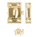 National Hardware Brass Cupboard Turn - 1-1/4" X 1-3/4"