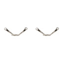 National Hardware Satin Nickel Double Clothes Hook