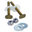 Lasco E-Z Snap Off Toilet Bolt Kit - 1/4" X 2-1/4"