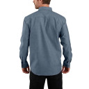 Carhartt Men's Loose Fit Midweight Long Sleeve Shirt - Denim Blue Chambray
