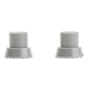 National Hardware Rubber Door Stop Tip - Gray