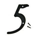 Hy-Ko Black 3-D Plastic House Number Sign - 4"