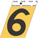 Hy-Ko Press-On Aluminum House Number Sign - 3-1/2"