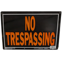 Hy-ko No Trespassing Aluminum Sign - 9.5 X 14"
