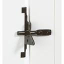 National Hardware Steel Post Mount Gate Latches - Black