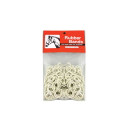 Horse Braid Rubber Bands - 500 Ct White