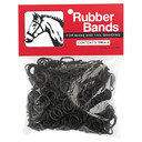 Horse Braid Rubber Bands - 500 Ct - Black