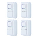 Ge White Personal Security Window Or Door Alarm - 4 Pk