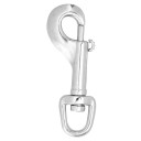 Campbell Nickel Plated Swiveling Round Eye Bolt Snap - 1"